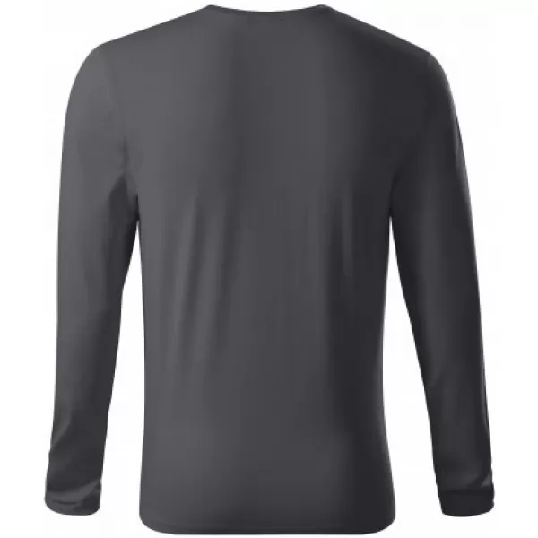  Tricou pentru bărbați cu mâneci lungi MALFINI PREMIUM BRAVE 155 ANTRACIT DESCHIS 