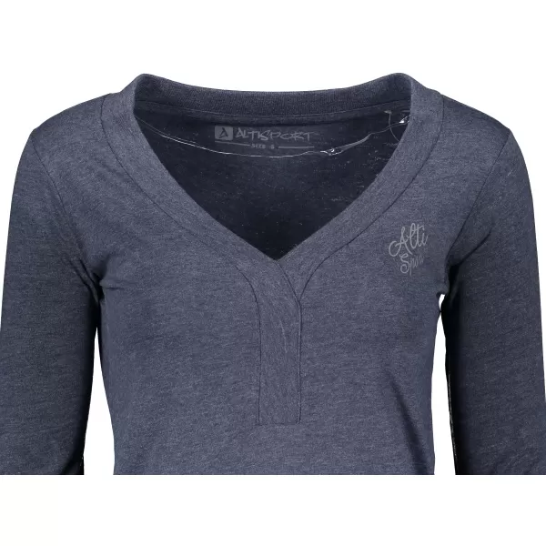  Tricou pentru femei ALTISPORT HODEIA LTSS695 ALBASTRU INCHIS 