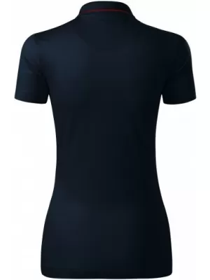 Tricou de damă cu guler MALFINI PREMIUM GRAND 269 ALBASTRU MARIN