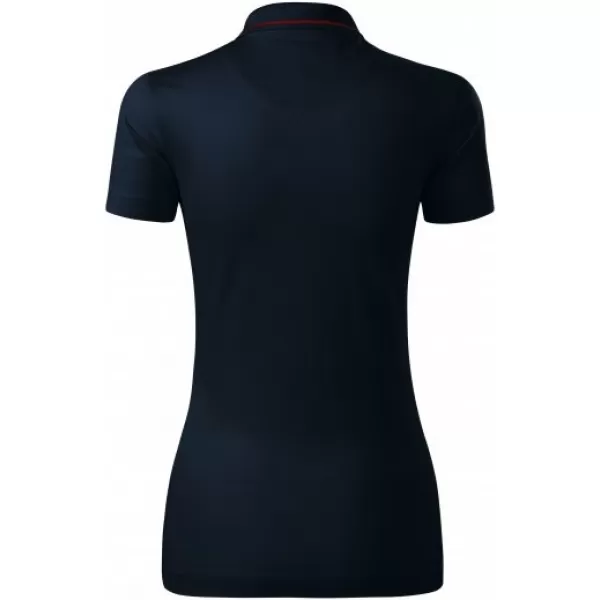  Tricou de damă cu guler MALFINI PREMIUM GRAND 269 ALBASTRU MARIN 