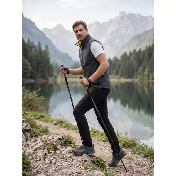  Vestă softshell pentru bărbați MALFINI VISION 517 GRI OȚEL 