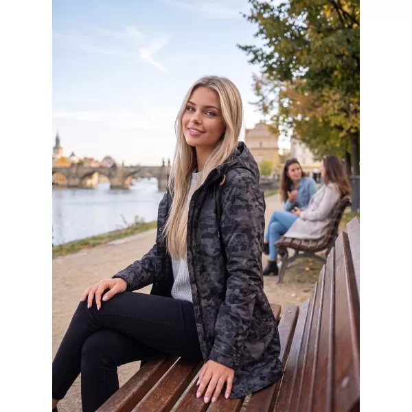  Palton de femei ALTISPORT SEBLA LCTS142 NEGRU 