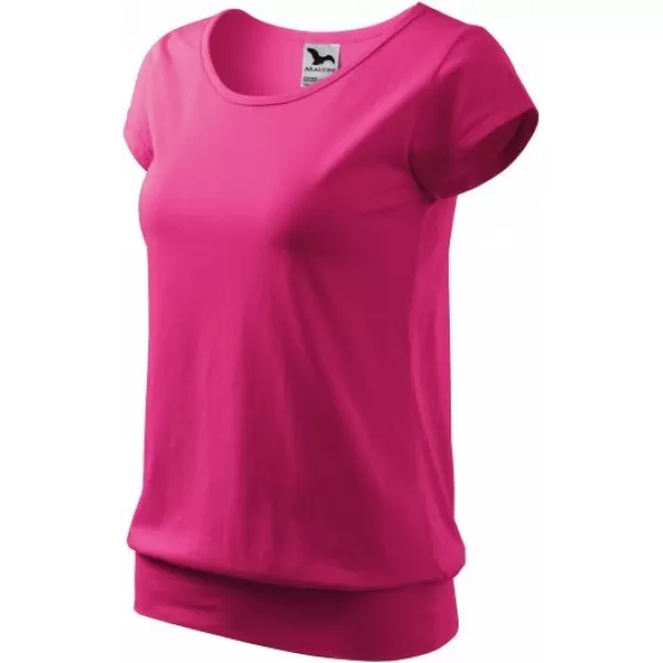  Tricou pentru femei MALFINI CITY 120 MAGENTA 