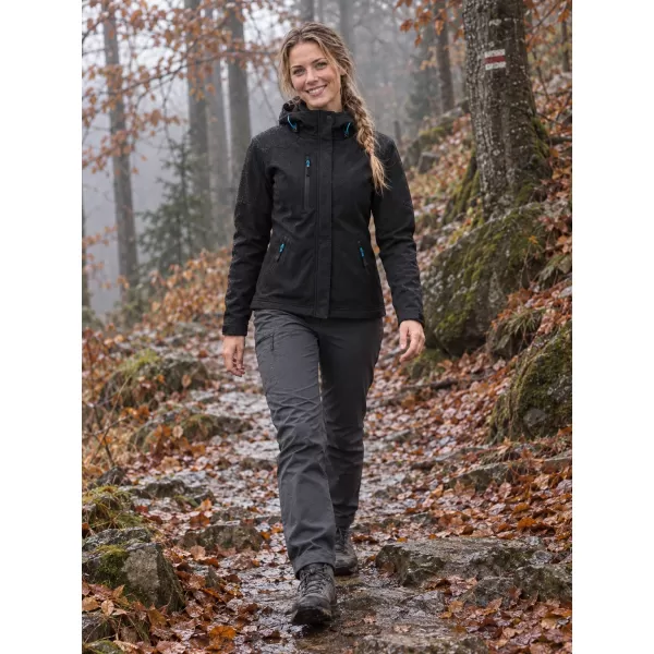  Jachetă softshell pentru femei MALFINI NANO 532 NEGRU 