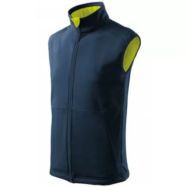  Vestă softshell pentru bărbați MALFINI VISION 517 ALBASTRU MARIN 