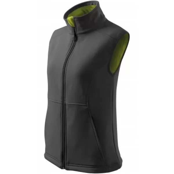  Vesta softshell dama MALFINI VISION 516 GRI OȚEL 
