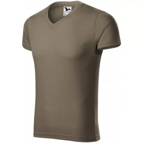  Tricou pentru bărbați MALFINI SLIM FIT V-NECK 146 ARMATELOR 