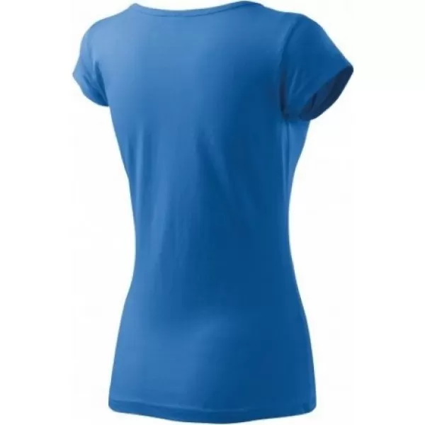  Tricou pentru femei MALFINI PURE 122 ALBASTRU AZURIU 