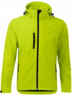 Jachetă softshell pentru bărbați MALFINI PERFORMANCE 522 LĂMÂIE VERDE
