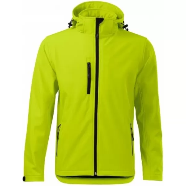  Jachetă softshell pentru bărbați MALFINI PERFORMANCE 522 LĂMÂIE VERDE 