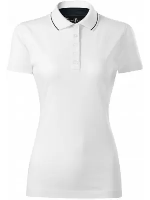 Tricou de damă cu guler MALFINI PREMIUM GRAND 269 ALB