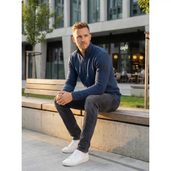  Pulover pentru bărbați ALTISPORT BASEK MPLS094 ALBASTRU INCHIS 