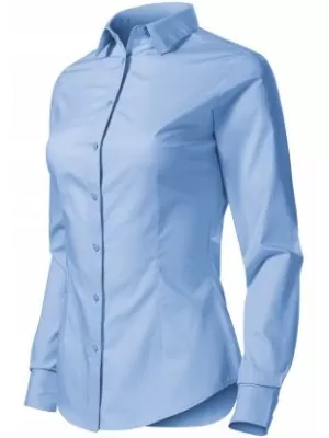 Cămașă de damă cu mâneci lungi MALFINI STYLE LS 229 ALBASTRU CERUL