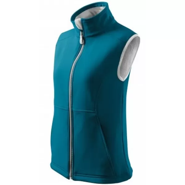  Vesta softshell dama MALFINI VISION 516 TURCOAZ ÎNCHIS 