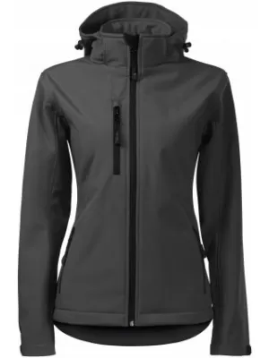 Jachetă softshell pentru femei MALFINI PERFORMANCE 521 GRI OȚEL