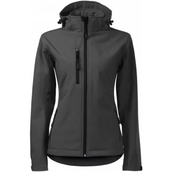  Jachetă softshell pentru femei MALFINI PERFORMANCE 521 GRI OȚEL 