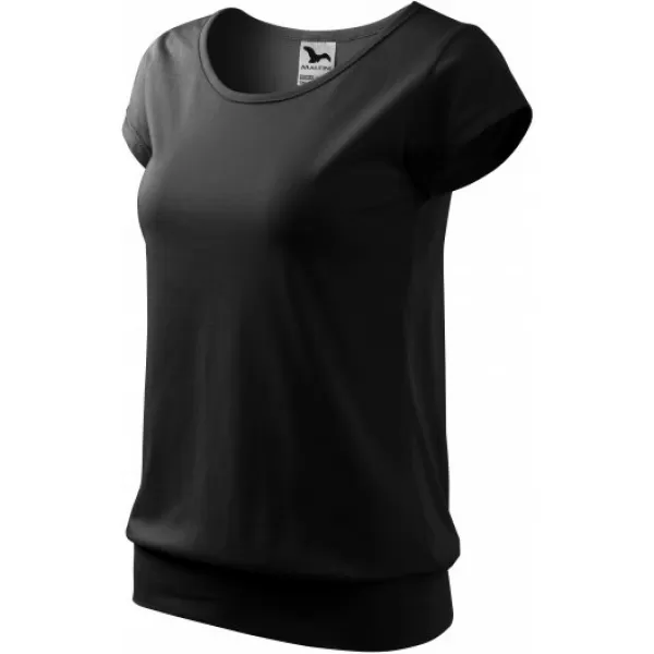  Tricou pentru femei MALFINI CITY 120 NEGRU 