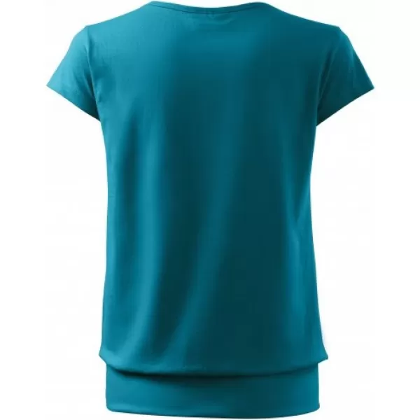  Tricou pentru femei MALFINI CITY 120 TURCOAZ ÎNCHIS 