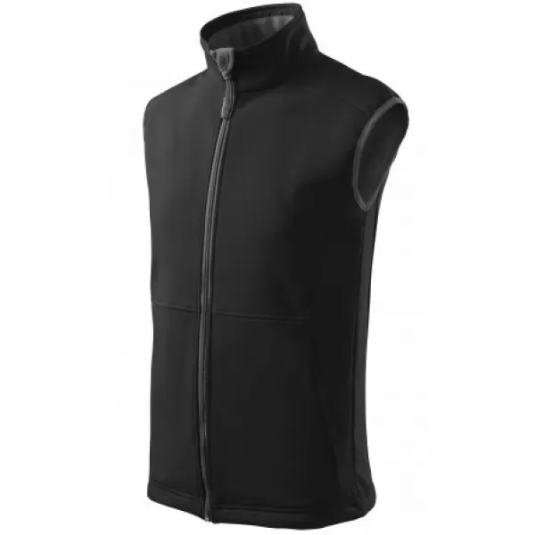  Vestă softshell pentru bărbați MALFINI VISION 517 NEGRU 