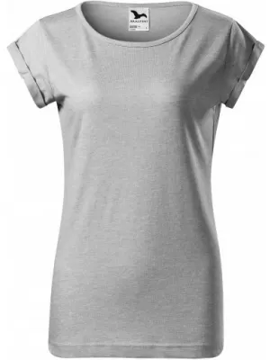 Tricou pentru femei MALFINI FUSION 164 EVIDENȚIERI ARGINTII