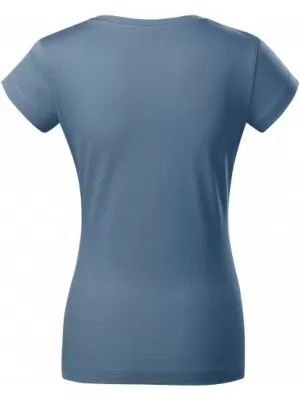 Tricou pentru femei MALFINI FIT V-NECK 162 DENIM
