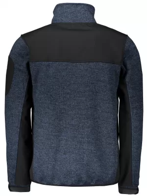 Jachetă/pulover softshell pentru bărbați MALFINI CASUAL 550 KNIT BLUE MALFINI PREMIUM