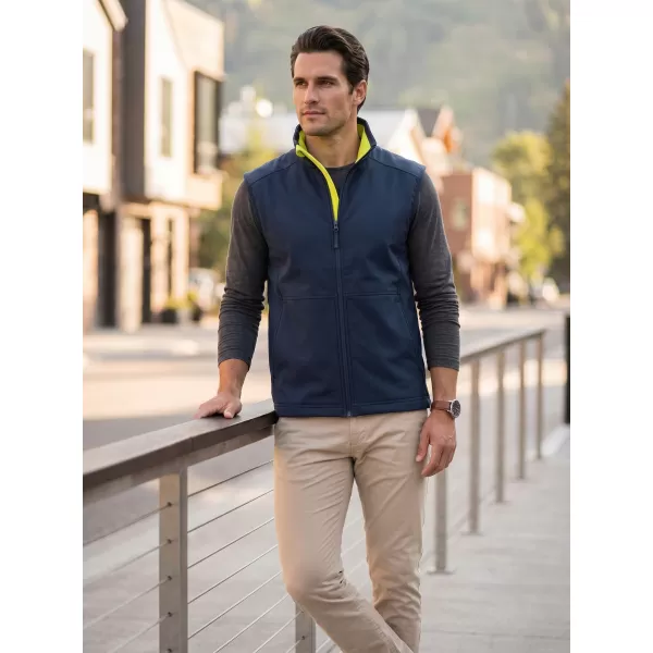  Vestă softshell pentru bărbați MALFINI VISION 517 ALBASTRU MARIN 