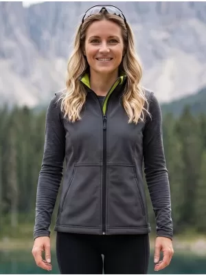 Vesta softshell dama MALFINI VISION 516 GRI OȚEL