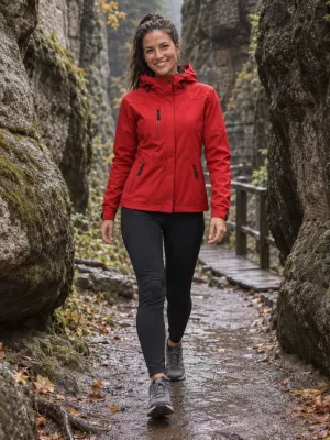 Jachetă softshell pentru femei MALFINI NANO 532 ROŞU