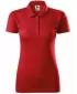 Tricou de damă cu guler MALFINI SINGLE J. 223 ROŞU