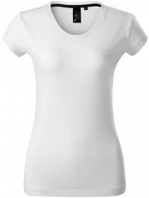 Tricou dama cu maneca scurta MALFINI PREMIUM EXCLUSIVE 154 ALB