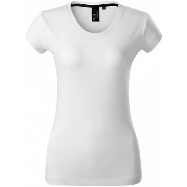 Tricou dama cu maneca scurta MALFINI PREMIUM EXCLUSIVE 154 ALB 
