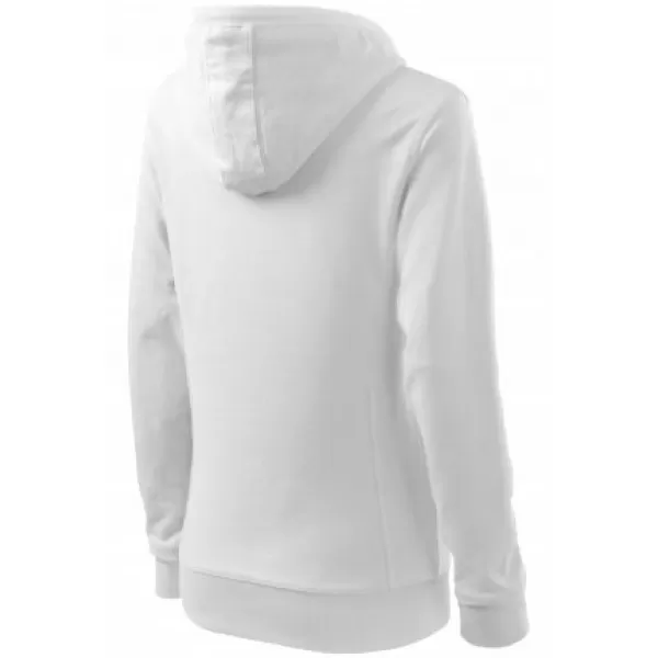  Hanorac de dama MALFINI KANGAROO 408 ALB/ALB 