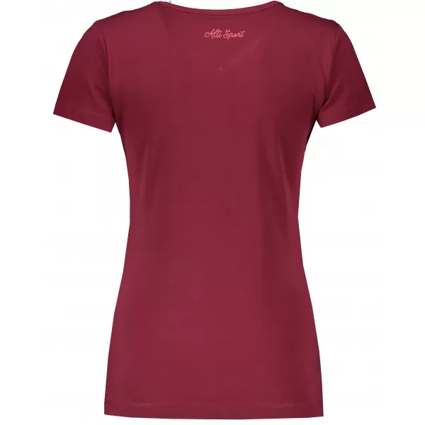  Tricou pentru femei ALTISPORT LUKENA LTSS701 BURGUNDIA 