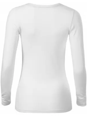 Tricou de damă cu mâneci lungi MALFINI PREMIUM BRAVE 156 ALB