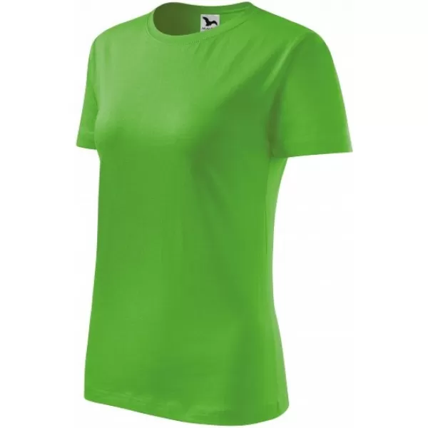  Tricou de damă MALFINI CLASSIC NEW 133 VERDE MĂR 