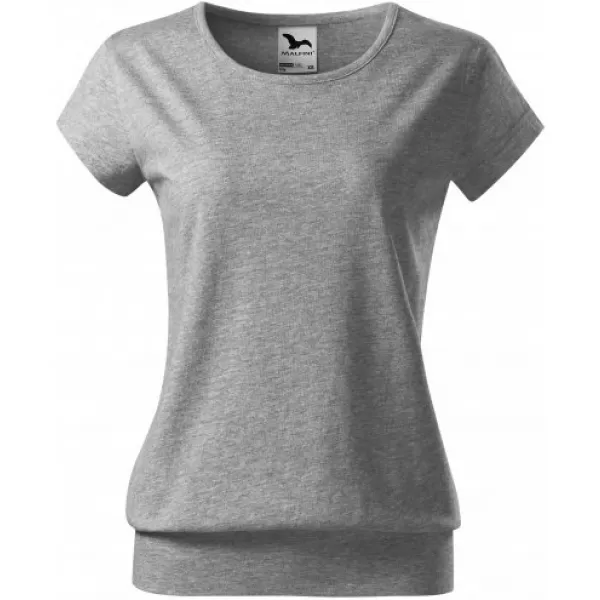  Tricou pentru femei MALFINI CITY 120 EVIDENȚIERI GRI ÎNCHIS 