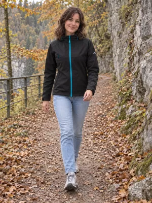 Jachetă softshell pentru femei MALFINI COOL 514 NEGRU