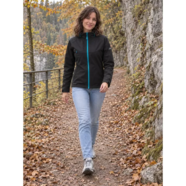  Jachetă softshell pentru femei MALFINI COOL 514 NEGRU 