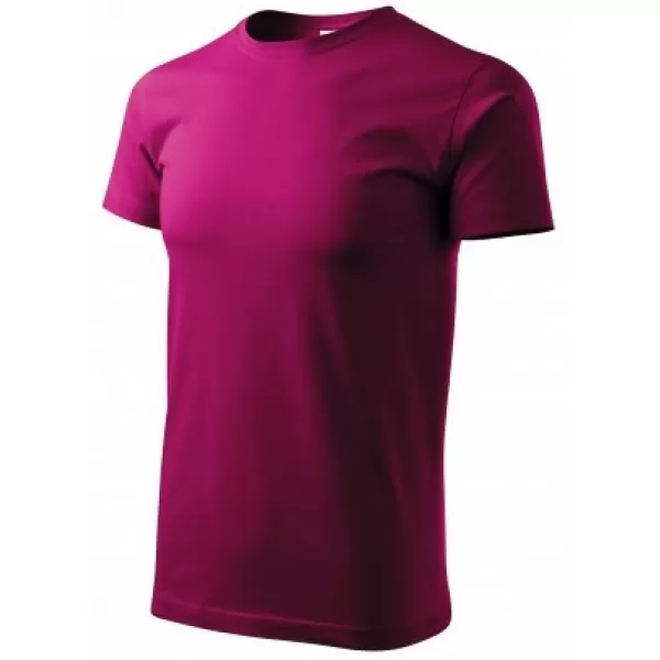  Tricou pentru bărbați MALFINI BASIC 129 ROȘU FUCSIA 