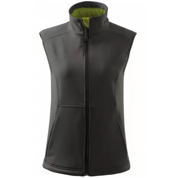  Vesta softshell dama MALFINI VISION 516 GRI OȚEL 