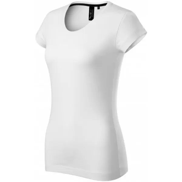  Tricou dama cu maneca scurta MALFINI PREMIUM EXCLUSIVE 154 ALB 