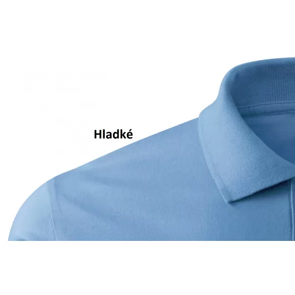  Tricou de damă cu guler MALFINI SINGLE J. 223 ALBASTRU CERUL 