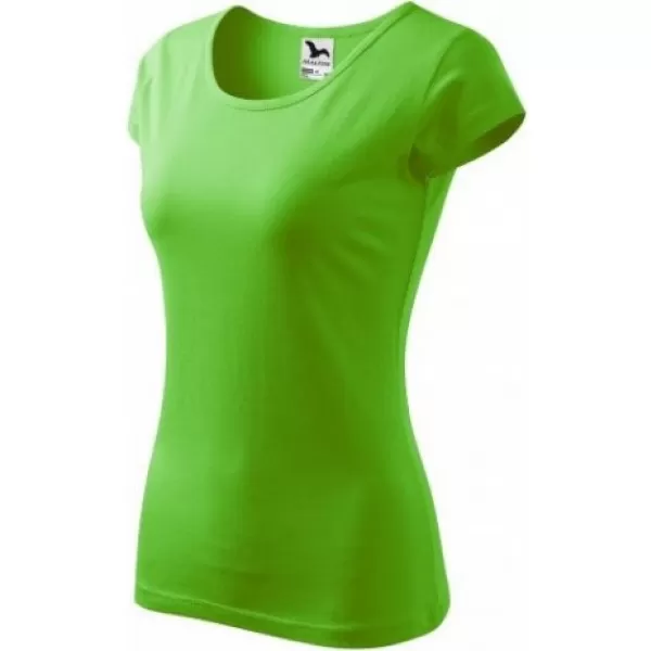  Tricou pentru femei MALFINI PURE 122 VERDE MĂR 
