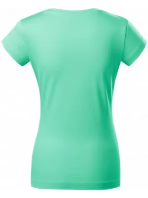 Tricou pentru femei MALFINI FIT V-NECK 162 MENTĂ