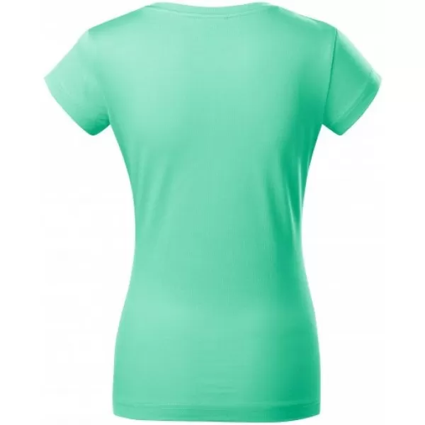  Tricou pentru femei MALFINI FIT V-NECK 162 MENTĂ 