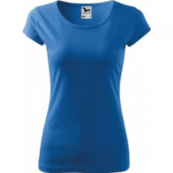  Tricou pentru femei MALFINI PURE 122 ALBASTRU AZURIU 