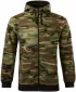 Hanorac pentru bărbați MALFINI CAMO ZIPPER C19 MARO DE CAMUFLAJ