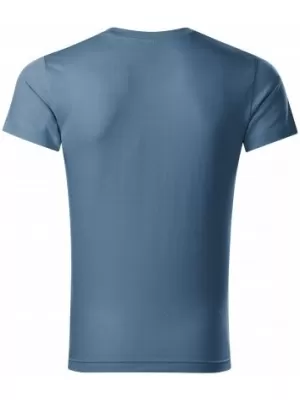 Tricou pentru bărbați MALFINI SLIM FIT V-NECK 146 DENIM