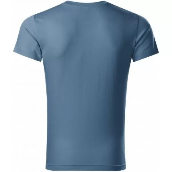  Tricou pentru bărbați MALFINI SLIM FIT V-NECK 146 DENIM 